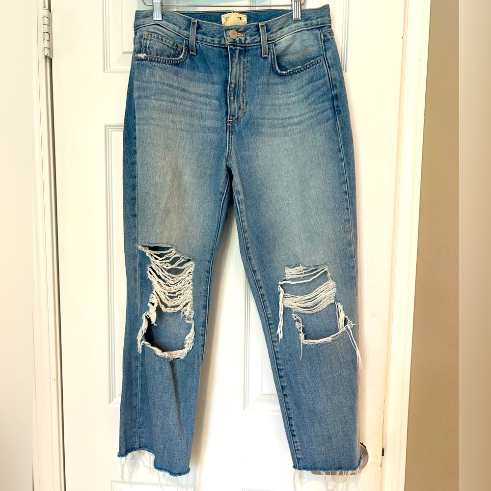 L’Agence aged denim